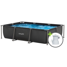 VirtuFit Fémvázas medence vízszűrővel 300x210cm medence