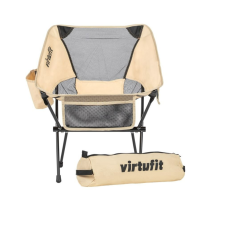 VirtuFit Kompakt kemping fotel - strandfotel hordtáskával - bézs strandjáték