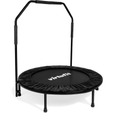 VirtuFit Összecsukható fitnesz trambulin kapaszkodóval - fekete - 100 cm trambulin szett