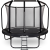 VirtuFit Prémium trambulin biztonsági hálóval - fekete - 366 cm