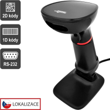 Virtuos CCD olvasó Virtuos HT-855A, RS-232 - fekete vonalkódolvasó