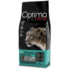 Visán Optimanova Sterilizált Macskatáp - Csirke & Rizs - 16 kg macskaeledel