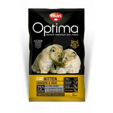 Visán Visán Optimanova Cat Kitten Chicken & Rice 2 kg macskaeledel