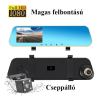  Visszapillantó tükörbe épített DVR eseményrögzítő és tolatókamera BGS106/TK-S106