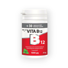 Vitabalans oy Vitabalans Vita B12 1000 mcg szopogató tabletta 100 x 30 vitamin és táplálékkiegészítő