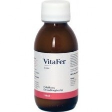 VitaFer ® Junior Vas+B12+B6 folyékony étrend-kiegészítő 120 ml vitamin és táplálékkiegészítő