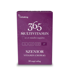 VitaKing 365 Multivitamin Szenior csomag 30db vitamin és táplálékkiegészítő