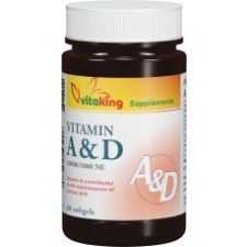 VitaKing A&D 10000/1000 NE (60) lágykapszula vitamin és táplálékkiegészítő