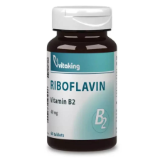VitaKing B2 vitamin Riboflavin 40mg (60) tabletta vitamin és táplálékkiegészítő