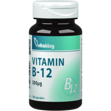 Vitaking b-12 vitamin 500mcg kapszula 100 db gyógyhatású készítmény