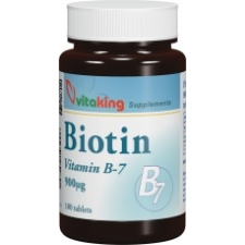 VitaKing BIOTIN TABLETTA 100 DB vitamin és táplálékkiegészítő