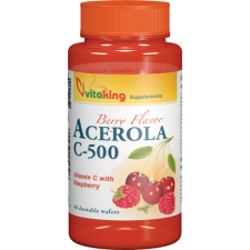 VitaKing c-500 acerola rágótabletta 40db vitamin és táplálékkiegészítő