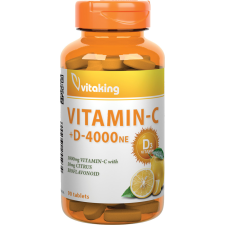 VitaKing C+D vitamin 4000NE 90 tabletta vitamin és táplálékkiegészítő