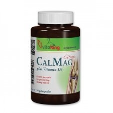 VitaKing Calcium, Magnézium, citrát+D3 gélkapszula 90 db vitamin és táplálékkiegészítő