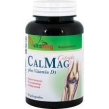 Vitaking CalMag Citrate + D-400 vitamin (90) lágykapszula vitamin és táplálékkiegészítő