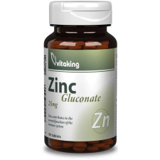 VitaKing Cink-glükonát 25 mg tabletta 90db vitamin és táplálékkiegészítő
