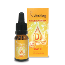 VitaKing D3-vitamin csepp MCT olaj 2000NE Vitaking vitamin és táplálékkiegészítő