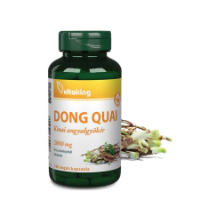 Vitaking Dong Quai 2000mg (100) vegán kapszula (Kínai angyalgyökér) vitamin és táplálékkiegészítő
