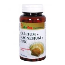 VitaKing kalcium-magnézium-cink tabletta 100 db vitamin és táplálékkiegészítő