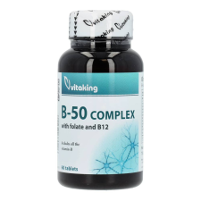 Vitaking Kft. VITAKING B-50 COMPLEX VITAMIN KAPSZ.60DB vitamin és táplálékkiegészítő