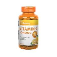 Vitaking Kft. Vitaking C-vitamin 1000mg+D-vitamin 4000NE tabletta 90x vitamin és táplálékkiegészítő