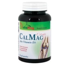 Vitaking Kft. Vitaking CalMag Citrate + D-400 vitamin (90) lágykapszula vitamin és táplálékkiegészítő