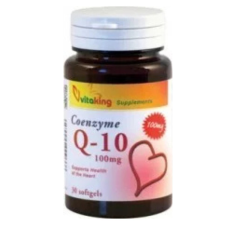 Vitaking Kft. Vitaking Q-10 Coenzym 100mg (30) lágykapszula vitamin és táplálékkiegészítő