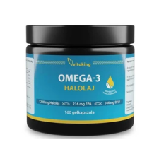 Vitaking Kft. Vitaking Triglicerid halolaj Omega-3 1200mg 160db vitamin és táplálékkiegészítő