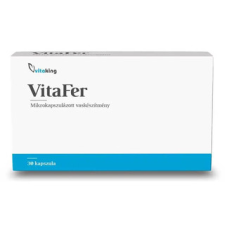 Vitaking Kft. Vitaking Vitafer Mikrokapszulás vaskészítmény 30db vitamin és táplálékkiegészítő