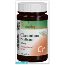  Vitaking króm pikolinát 200mg tabletta - 100 db vitamin és táplálékkiegészítő