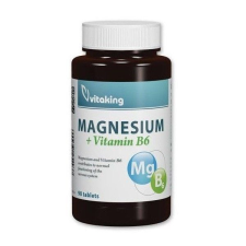 VitaKing Magnézium + B6-vitamin tabletta  90db vitamin és táplálékkiegészítő