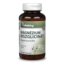 VitaKing Magnézium Biszglicinát (80) vegán kapszula (Magnézium kelát) vitamin és táplálékkiegészítő