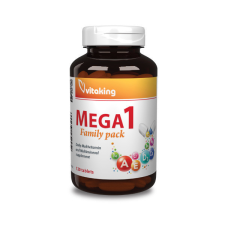 VitaKing Mega1 Family pack 120 tabletta - kiváló multivitamin, családi kiszerelés vitamin és táplálékkiegészítő