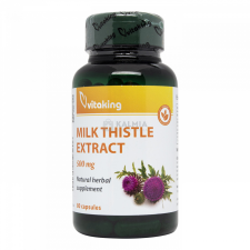 VitaKing Milk Thistle Máriatövis kivonat kapszula 500 mg 80 db vitamin és táplálékkiegészítő