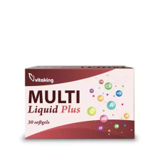 VitaKing Multi Liquid Plusz 30 db lágyzselatin kapszula Új formula vitamin és táplálékkiegészítő