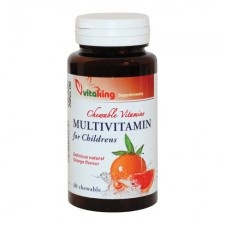 VitaKing Multivitamin rágótabletta Gyerekeknek 90 db vitamin és táplálékkiegészítő