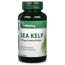 VitaKing Sea Kelp (jód) nyomelem - 90 db vitamin és táplálékkiegészítő