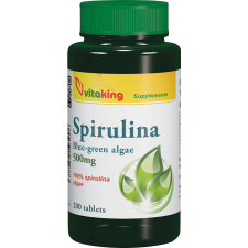 Vitaking Spirulina 500 mg tabletta 200x vitamin és táplálékkiegészítő