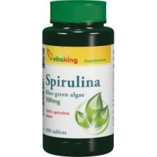 VitaKing Spirulina alga tabletta - 200 db tabletta vitamin és táplálékkiegészítő