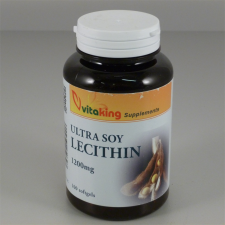 Vitaking szója lecitin 1200mg kapszula 100 db vitamin és táplálékkiegészítő