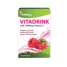 VITAKING VITADRINK MULTIVITAMIN ITALPOR MÁLNA 10X vitamin és táplálékkiegészítő