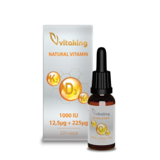 VitaKing Vitaking D3+K2+K1 vitamin csepp 10ml vitamin és táplálékkiegészítő