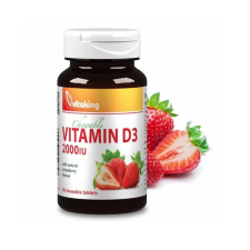 VitaKing Vitaking d3 vitamin 2000ne epres rágótabletta 90 db gyógyhatású készítmény