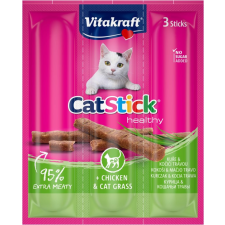 Vitakraft Cat Stick Jutalomfalat Mini Csirke &amp; Macskafű 3x6g jutalomfalat macskáknak