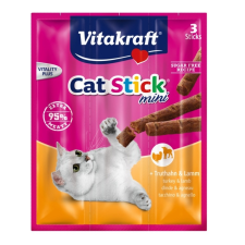 Vitakraft Cat Stick Mini - pulyka és bárány (3 db) jutalomfalat macskáknak