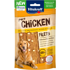 Vitakraft Chicken Fillets csirke sajttal 80 g jutalomfalat kutyáknak