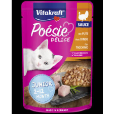 Vitakraft Junior Poésie Déli Sauce - nedvestáp (pulyka) kölyök macskák részére (85g) macskaeledel