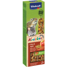 Vitakraft Kracker köleses és almás dupla rúd kisméretű rágcsálóknak (2 x 56 g) 112 g vitamin, táplálékkiegészítő rágcsálóknak