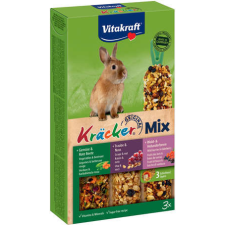 Vitakraft Kracker Mix zöldséges, mogyorós, erdei gyümölcsös tripla rúd nyúlnak (3 x 56 g) 168 g vitamin, táplálékkiegészítő rágcsálóknak