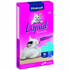 Vitakraft Macska Folyékony Jutalomfalat Omega-3 & Lazaccal 6x15g jutalomfalat macskáknak